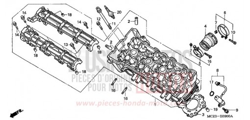 CYLINDER HEAD CB900F7 de 2007